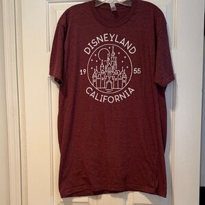Disneyland California Maroon T-Shirt